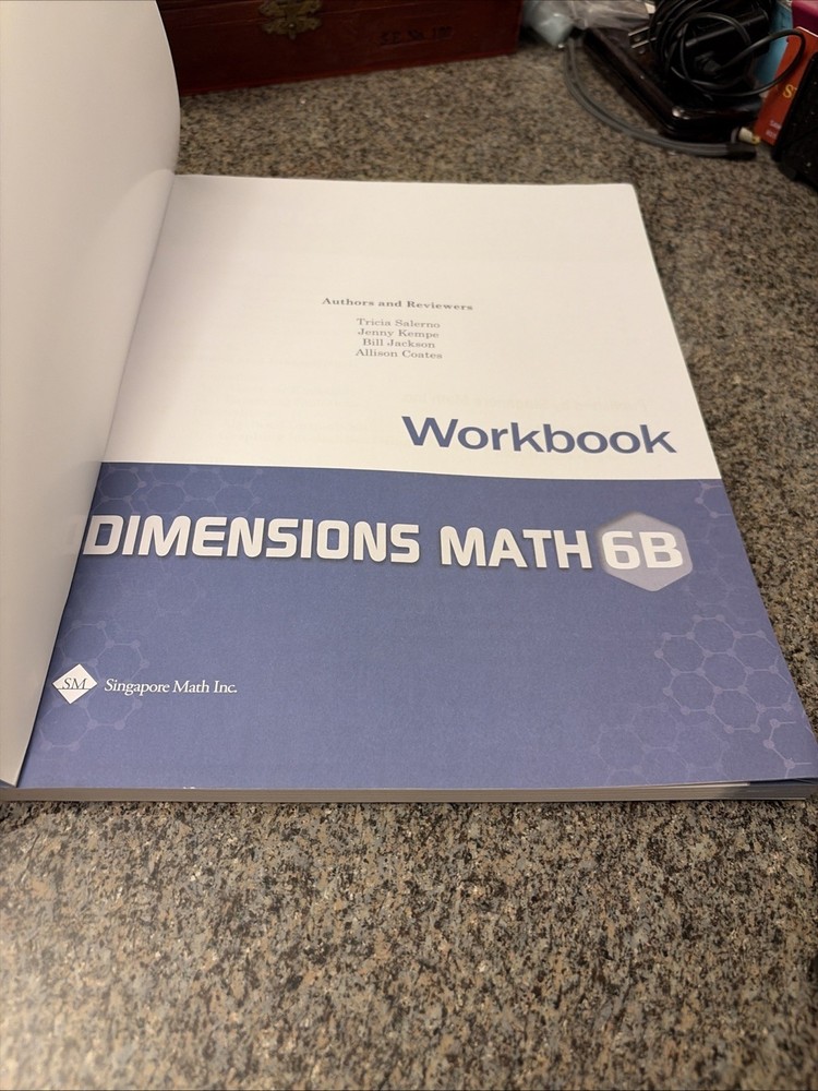 Dimensions Math Workbook 6B (Trade Paperback)
