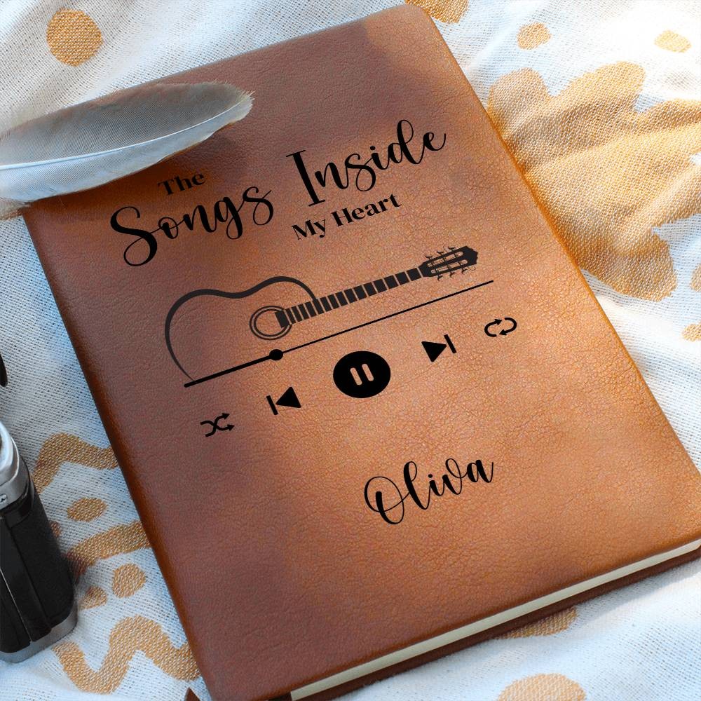Personalized Guitar Lyric Journal