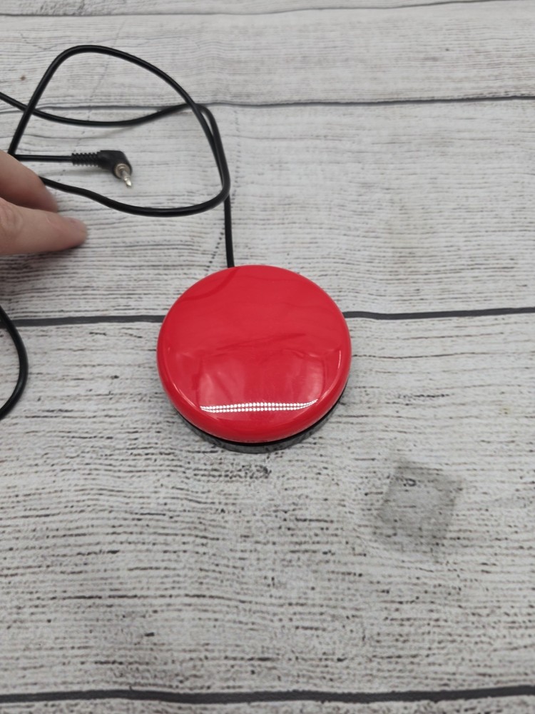 AbleNet Buddy Button Push Switch for Power Wheelchairs 2.5" RED