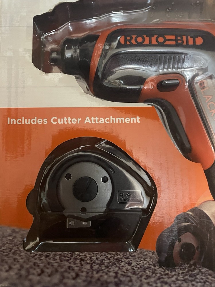 BLACK+DECKER BDCS50MCA Roto Bit Cordless Screwdriver W / MULTI CUTTER ATTCHAMENT
