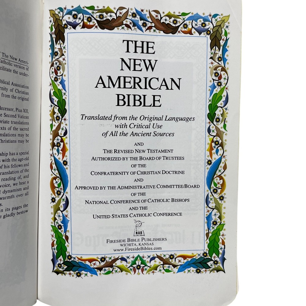 Bible Fireside Study Edition (some markings) Leather bound