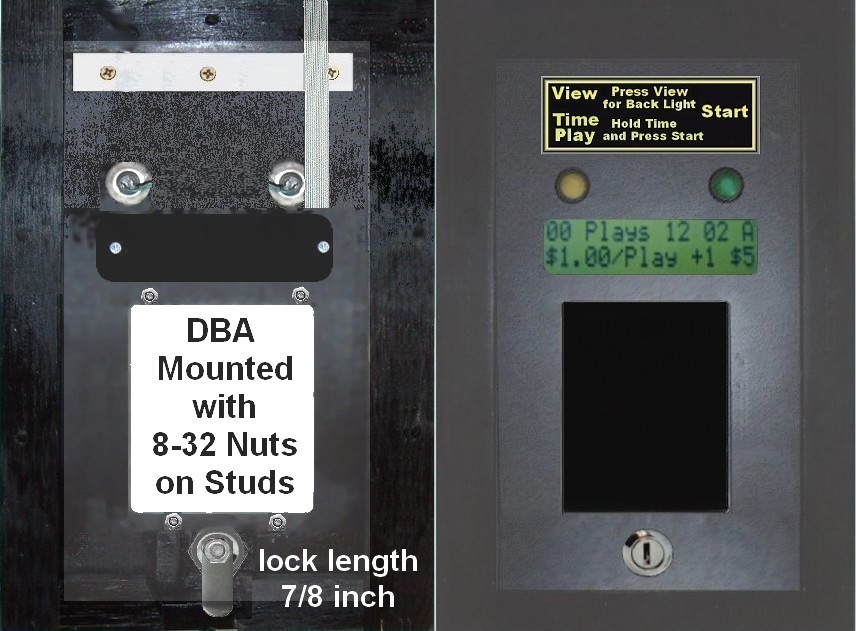 Universal LCD Coin Op Pool Table Add a Dollar Bill Acceptor Conversion Kits