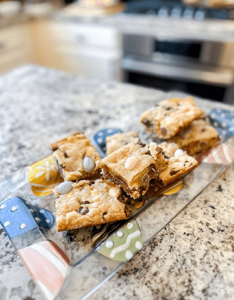 Mud Pie Glass Easter Egg Platter (40700758)