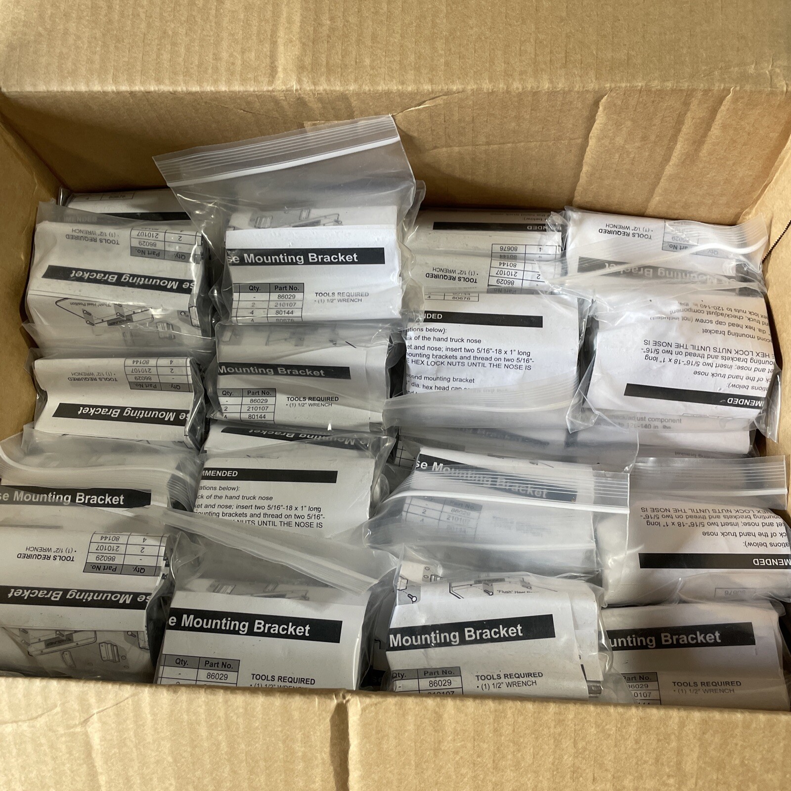 Magliner 86029 Nose Bracket,Left/Right, *lot Of 4 - 2 Packs* (8 Total Brackets)