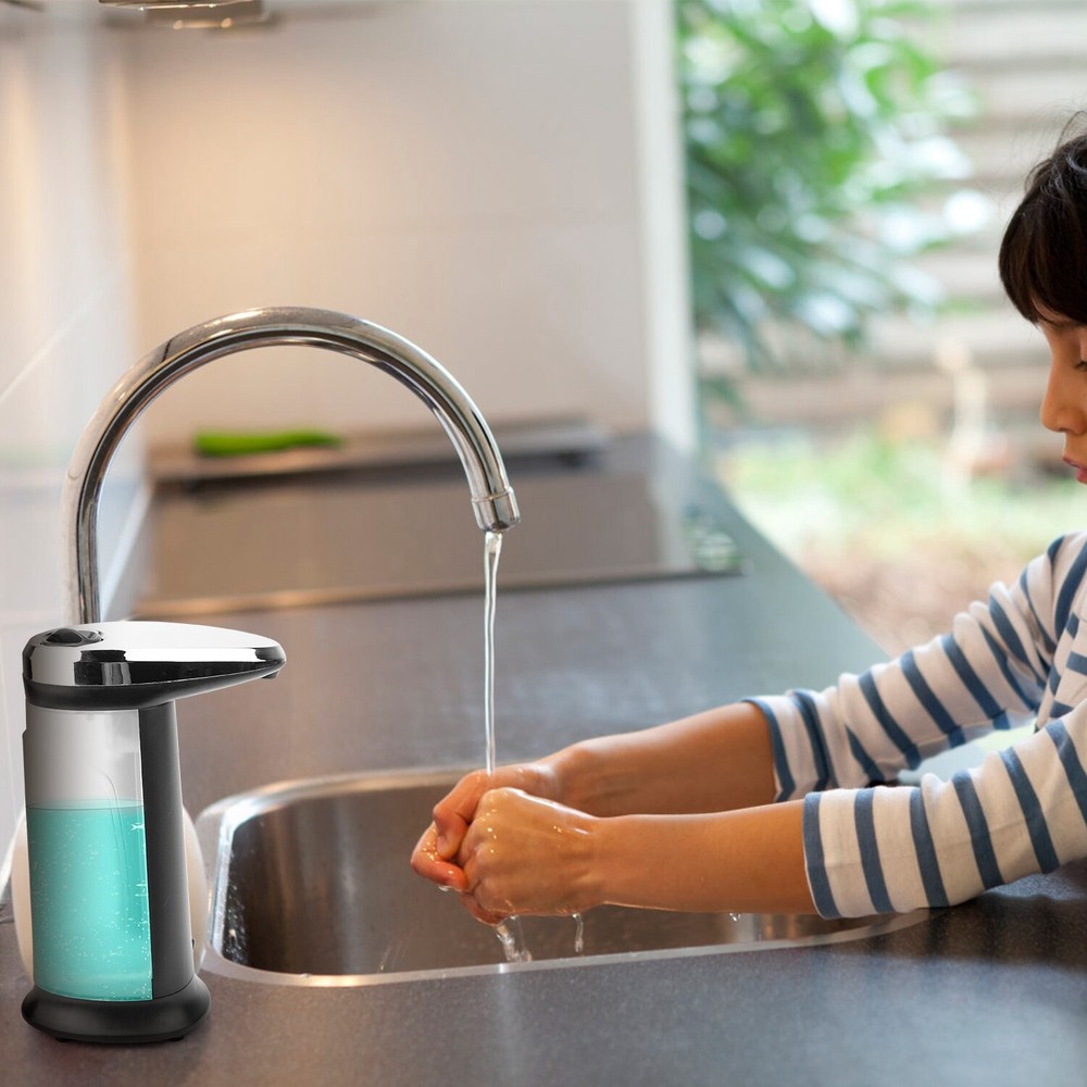 Automatic Soap Dispenser Hands-Free Sensor Touchless Refillable Hand Gel Desktop