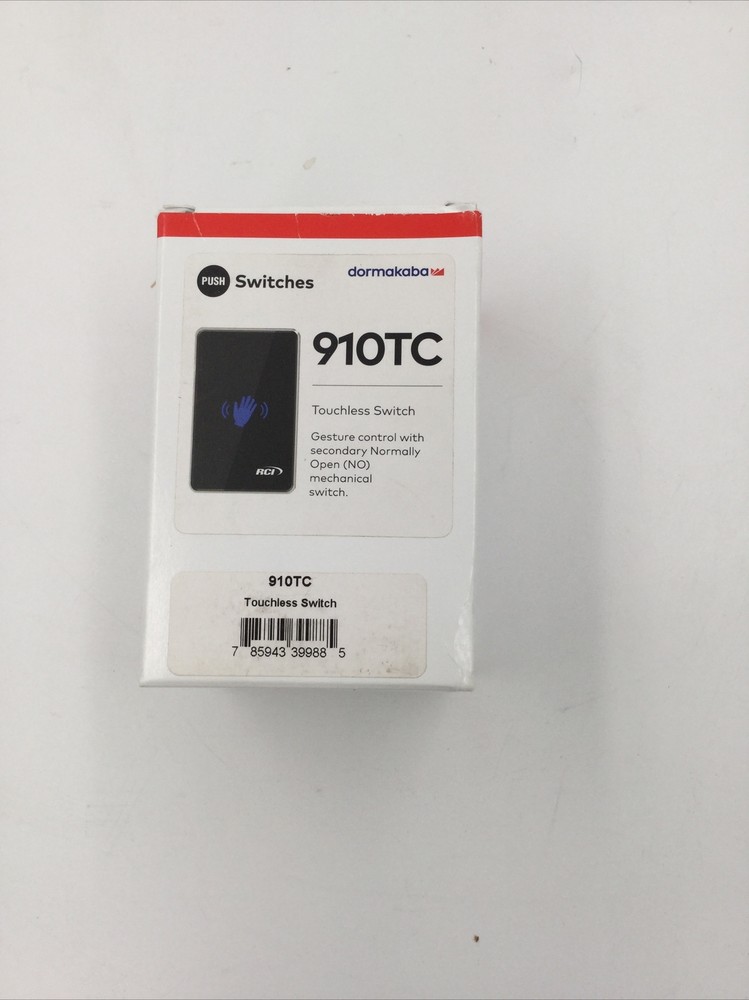 Dormakaba RCI Touchless Switch access control Stainless steel 910TC