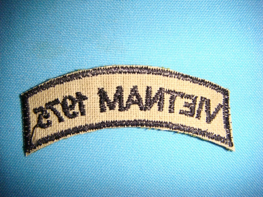 SUBDUED TAB PATCH VIETNAM 1975 year