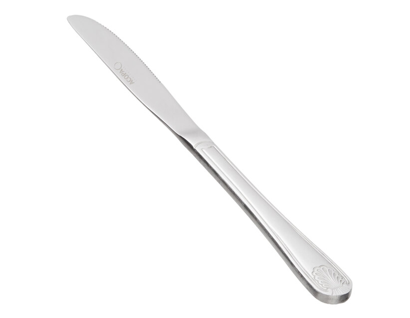 Acopa Atglen 18/0 Stainless Steel 8 3/4" Dinner Knife 12 Pack