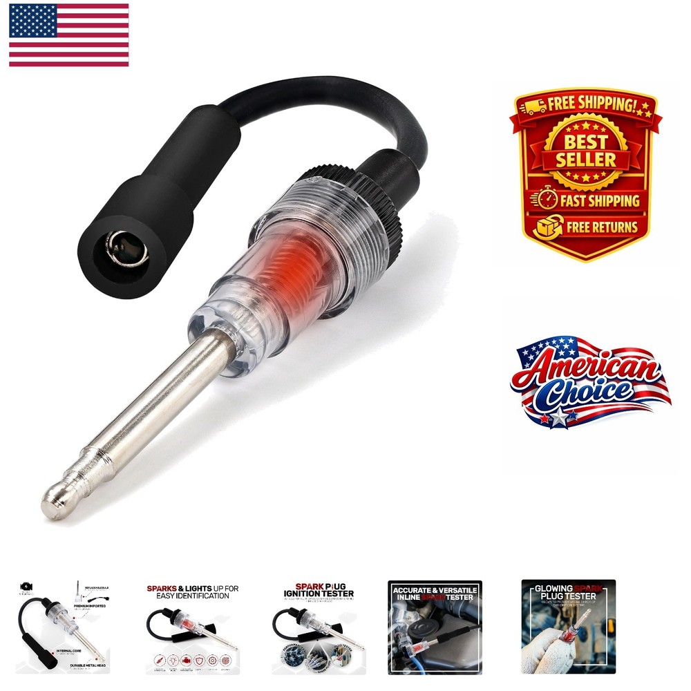 Fool-Proof Ram-Pro Spark Tester for 6-12V Engines - Lightweight & Durable