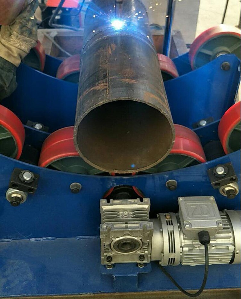 3Ton Welding Turning Roller 4 Wheels Digital Control Pannel Welding Positioner