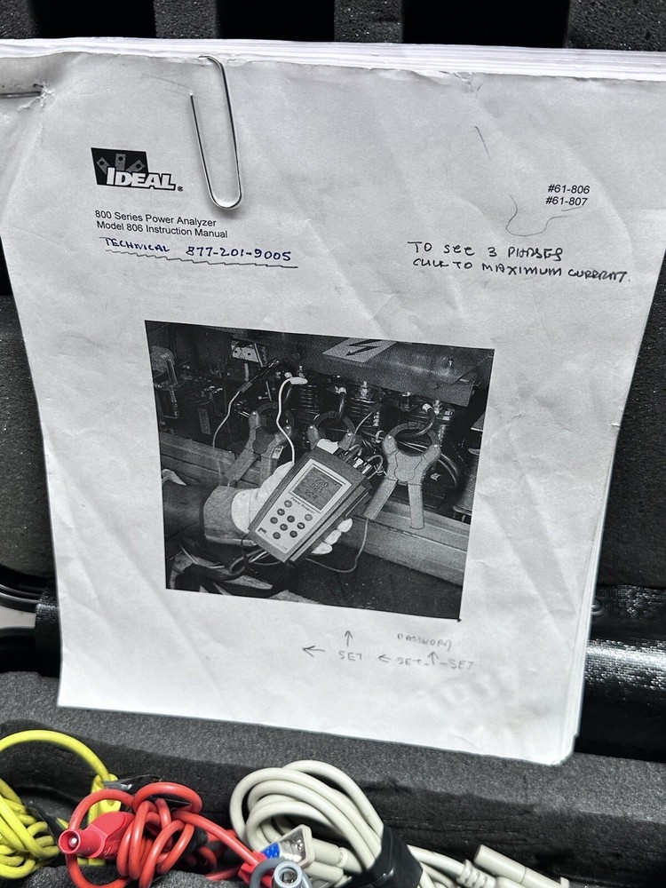 IDEAL 61-806 POWER ANALYZER