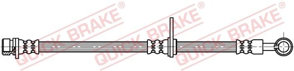 Brake Hose QUICK BRAKE QB50714