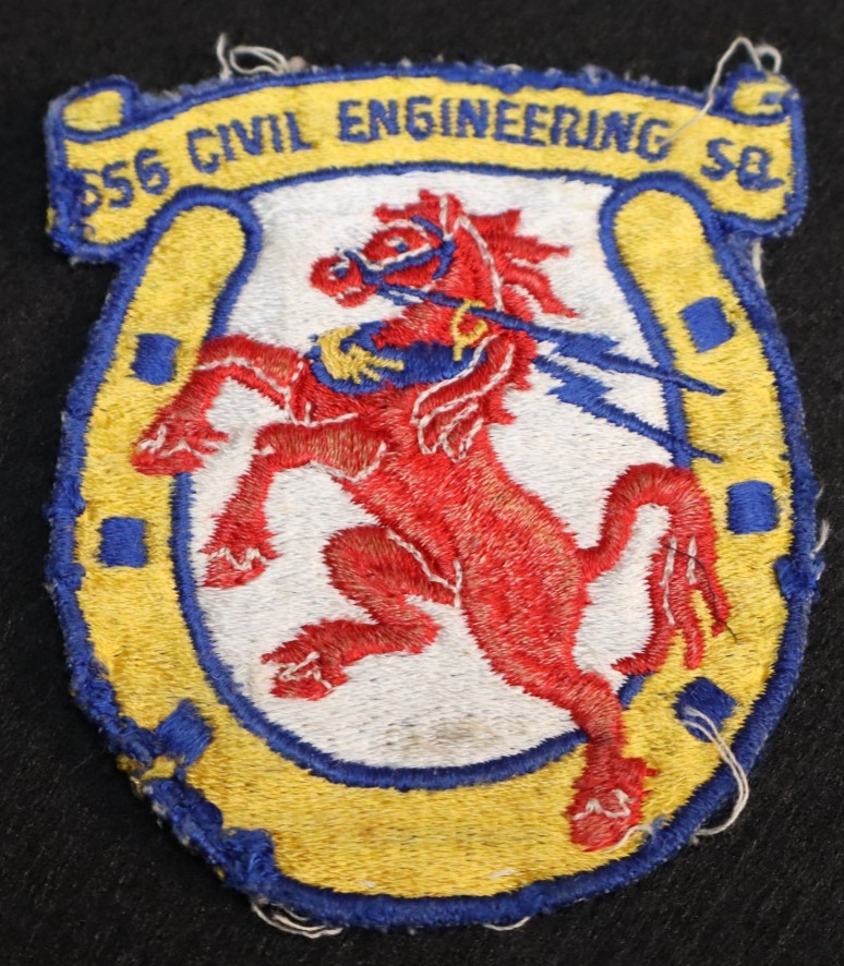 Vietnam War USAF 556th Civil Engineering Squadron Flight Suit Jacket Patch Tail