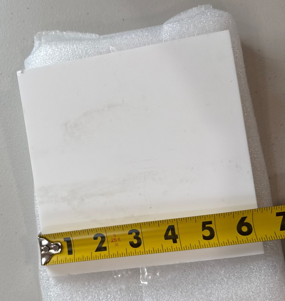 USED 1/4” x 6” x 6” Macor Ceramic Sheet
