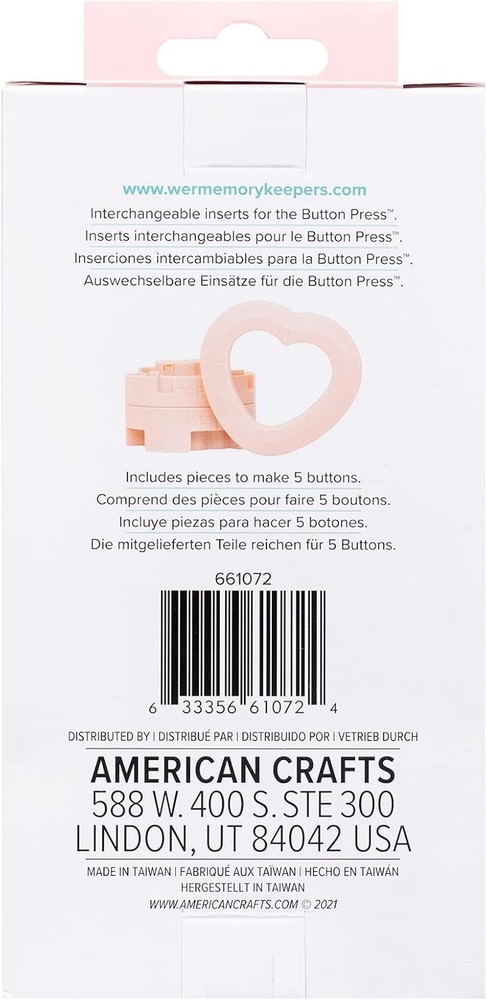 Button Press Heart Accessory