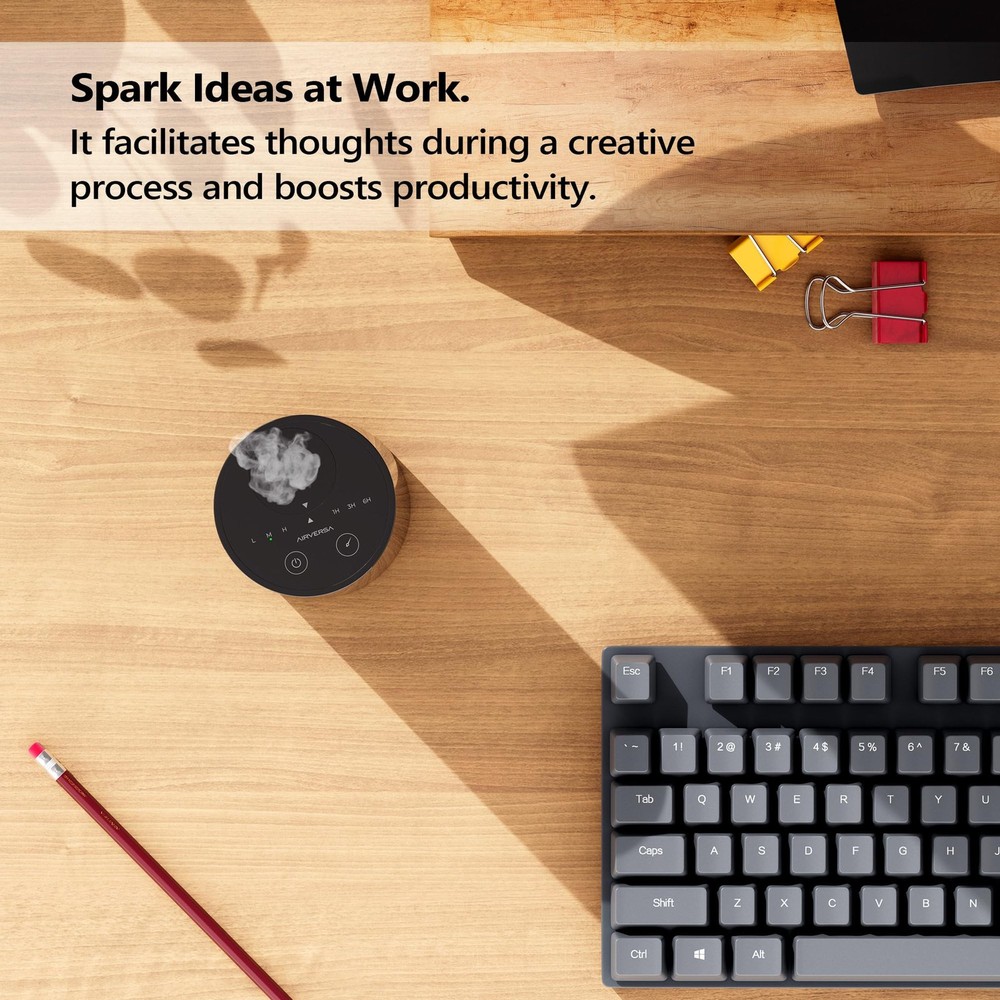 Airversa Waterless Diffuser for Essential 2.7 IN * * 5 IN, White-1pc