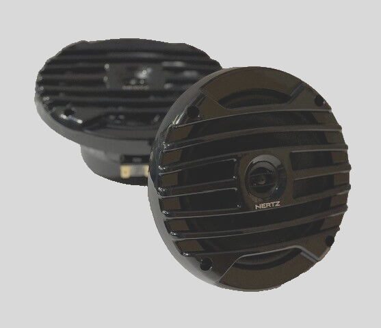 Hertz 6.5 inch marine grade speakers 6 1/2" 90 watt charcoal colored speaker