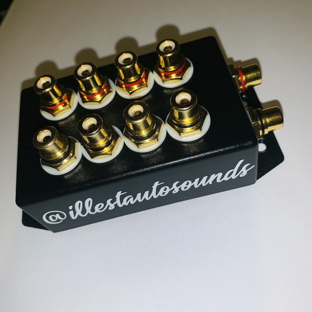 rca distribution block 1-4 rca splitter