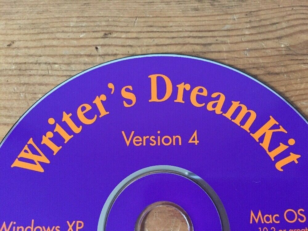 Writers Dream Kit Version 4 Mac OS X 10.2 Windows XP Software Installation CD