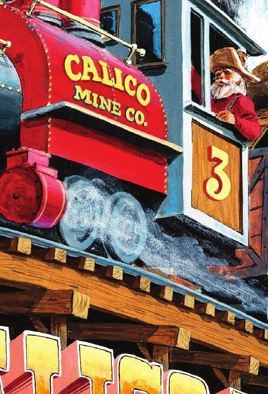 Knotts Berry Farm Calico Mine Train Ghost Town Poster 11x14 11x17 12x18 13x19