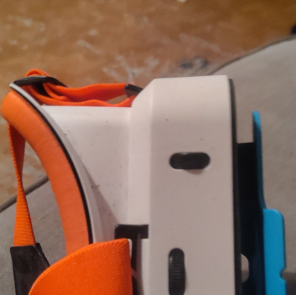 DEVASO Smartphone VR Headset White, Orange, Blue Plastic Fabric