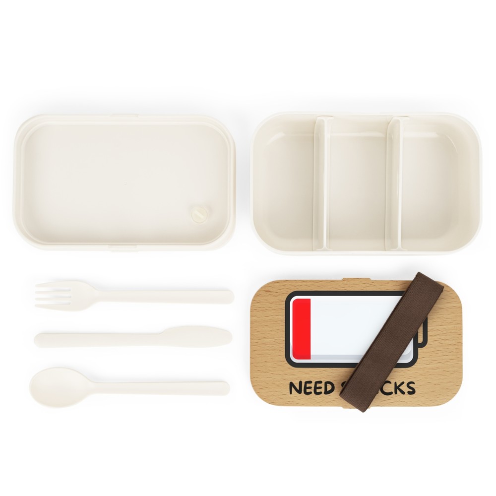 NEED SNACKS Drained Battery Bento Lunch Box
