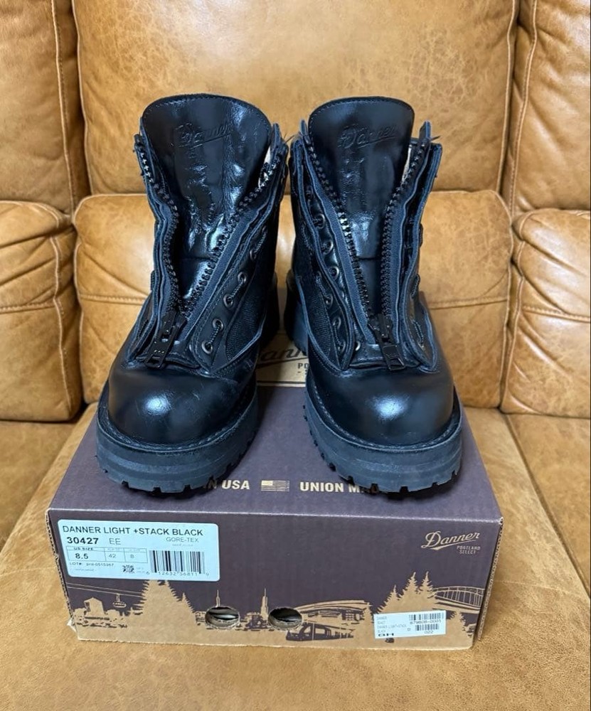 DANNER LIGHT STACK Stumptown Danner zipper stump