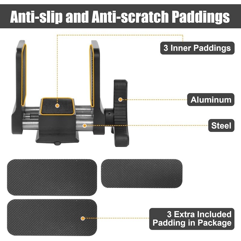 Durable Aluminum Shooting Saddle Clamp Universal Mount Quick Release Easy Setup