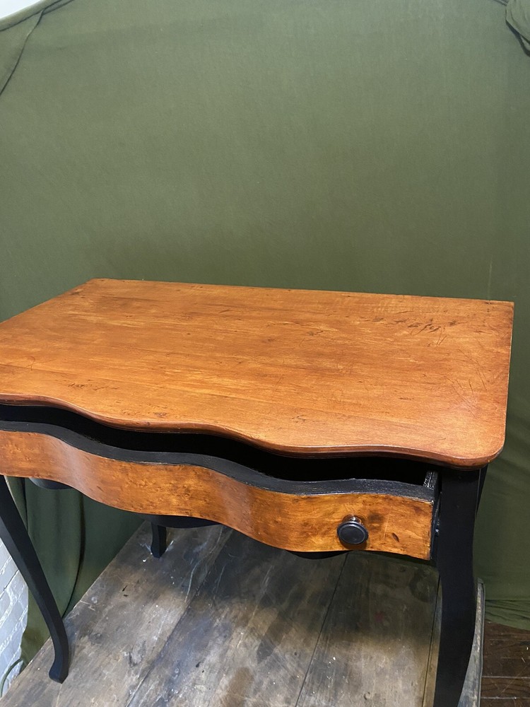 Antique Sheraton style writing desk. Refinished. Handcrafted