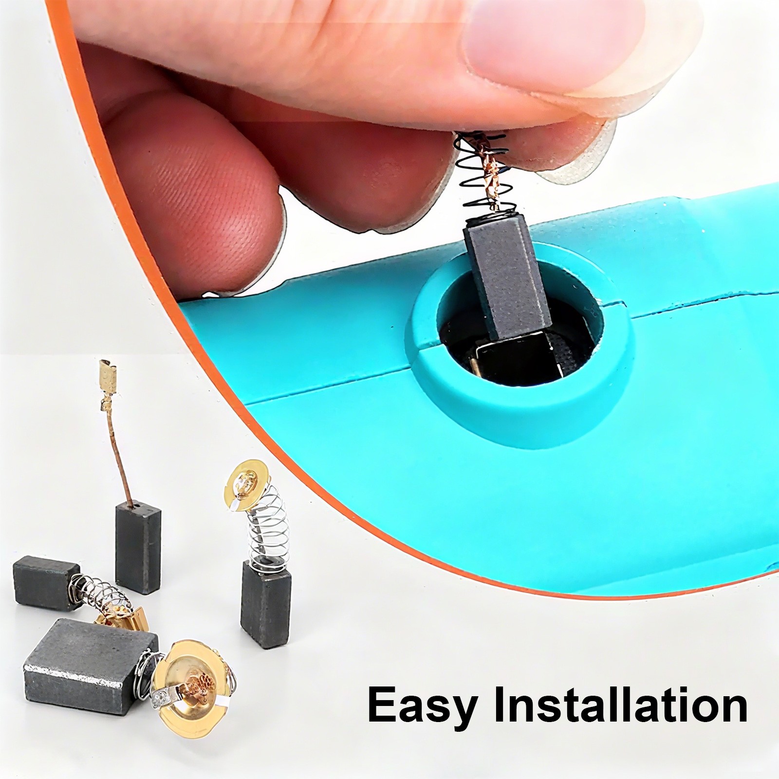 105x 15 Sizes Electric Motor Graphite Carbon Brushes Accessories For Power Tool