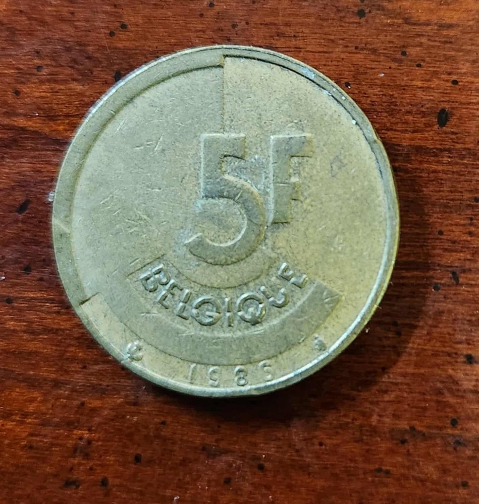 1985 5F Belqique Coin