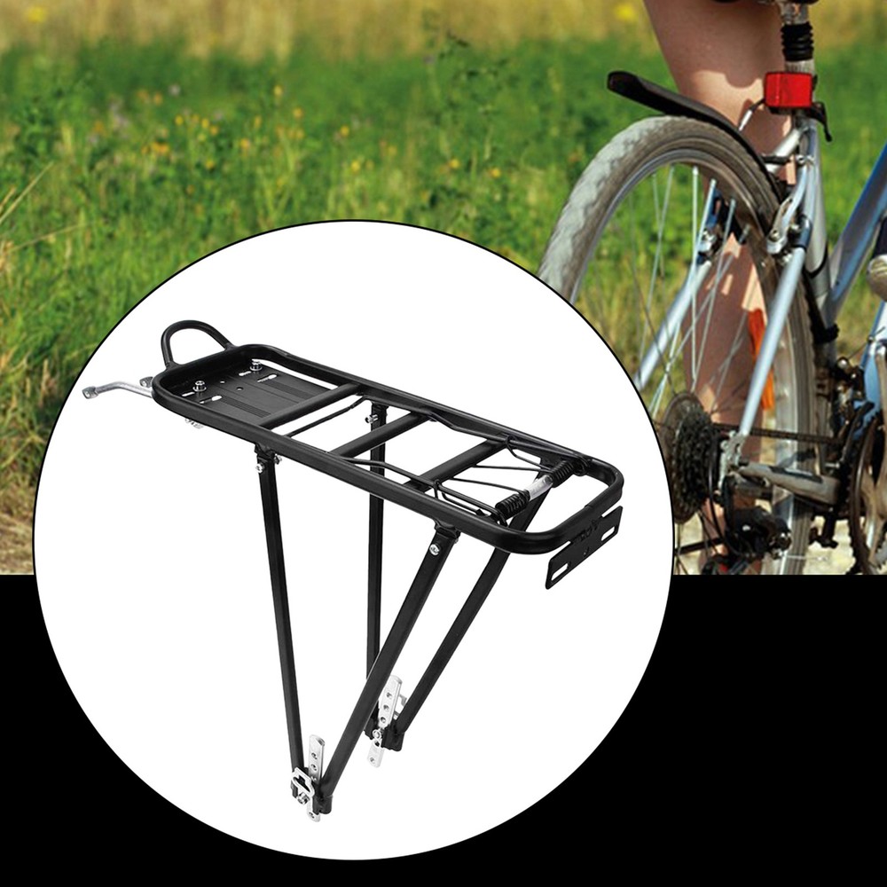 Rear Cycling Rack 77lbs Sturdy Pannier Rack Cargo Rack Mount Solid
