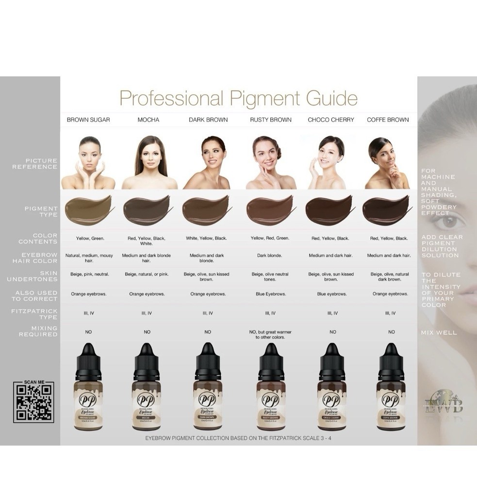 PP Microblading Pigments