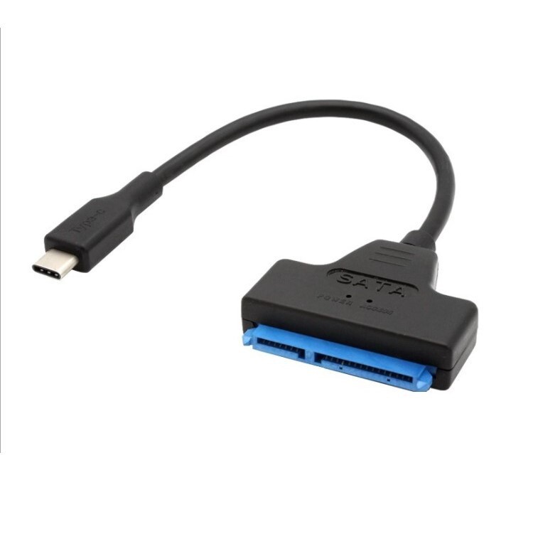 SATA to USB-C Type C Cable Adapter Data Transfer Converter for 2.5'' HDD/SSD