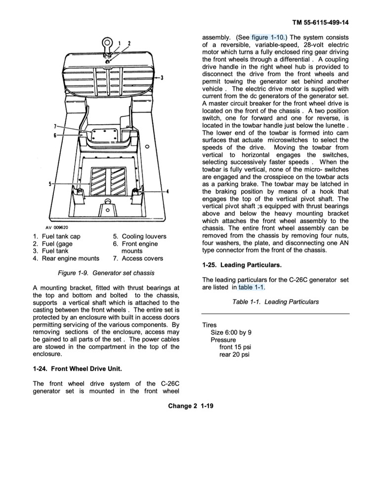 226 page BEECH AIRCRAFT C-26C Generator Set Engine Starting Manual on Data CD