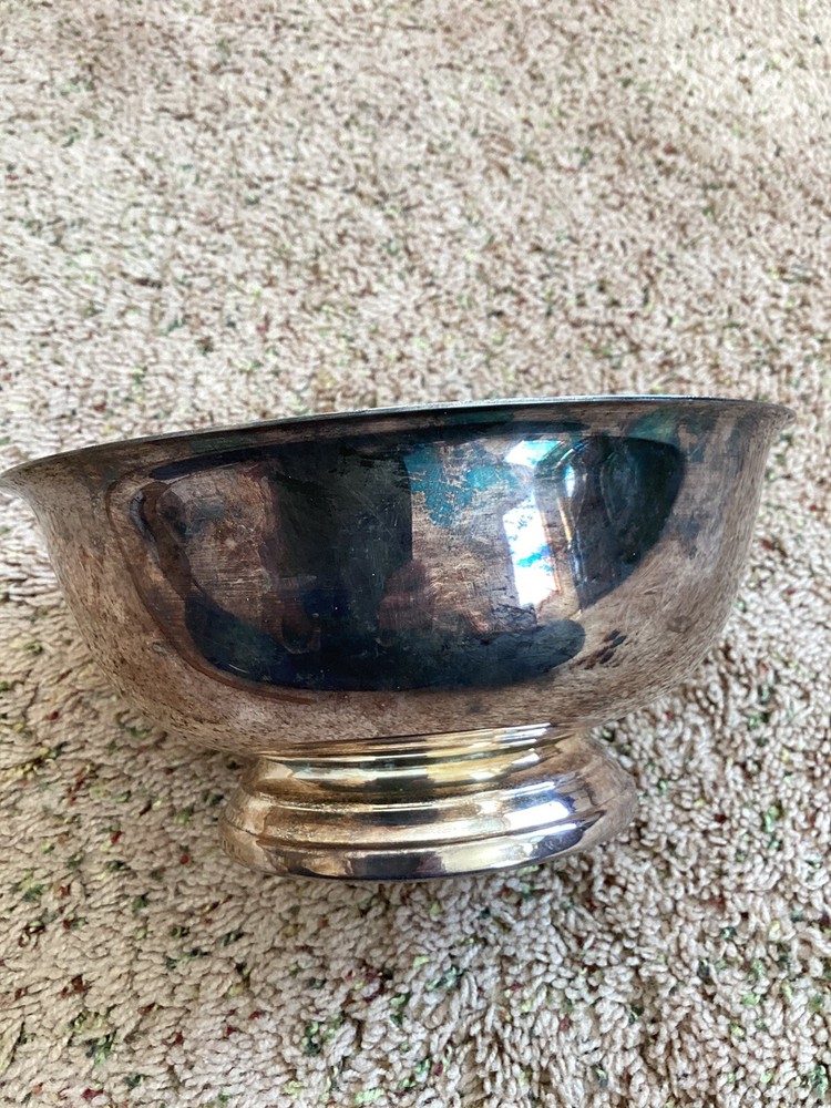 A Gotham Silver Original Footed Bowl 8” Wide
