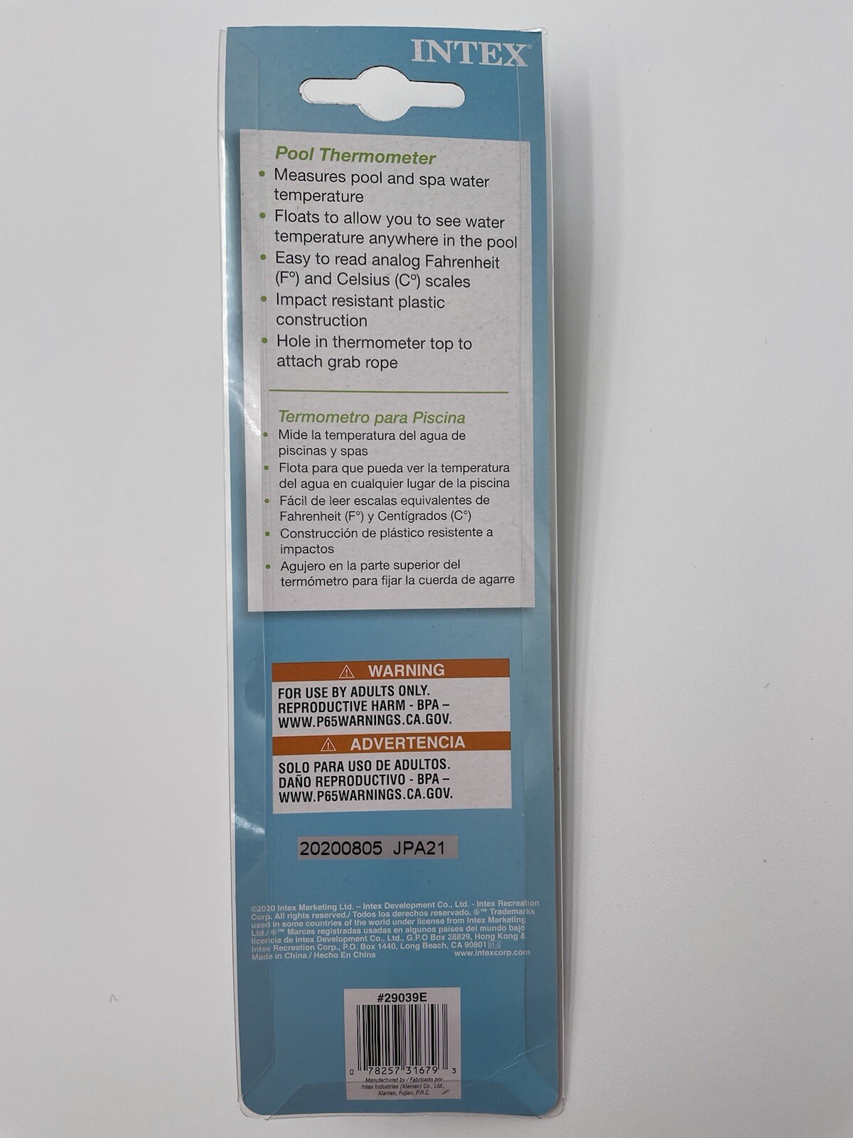 Pool Spa Thermometer Intex Floating Hot Tub White Fahrenheit & Celsius Lot Of 2