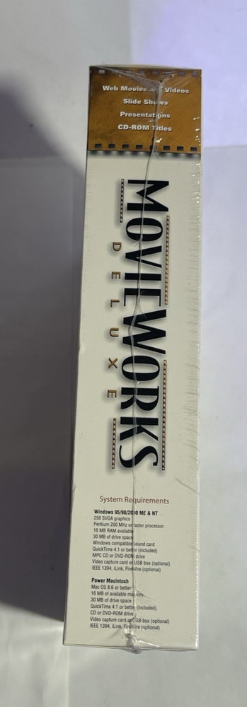 MovieWorks Deluxe Version Macintosh/Windows Slide Shows Presentations