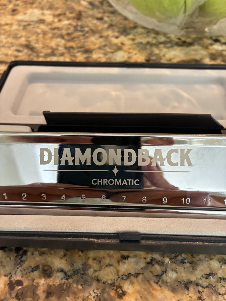 Silver Creek Diamondback Chromatic Harmonica
