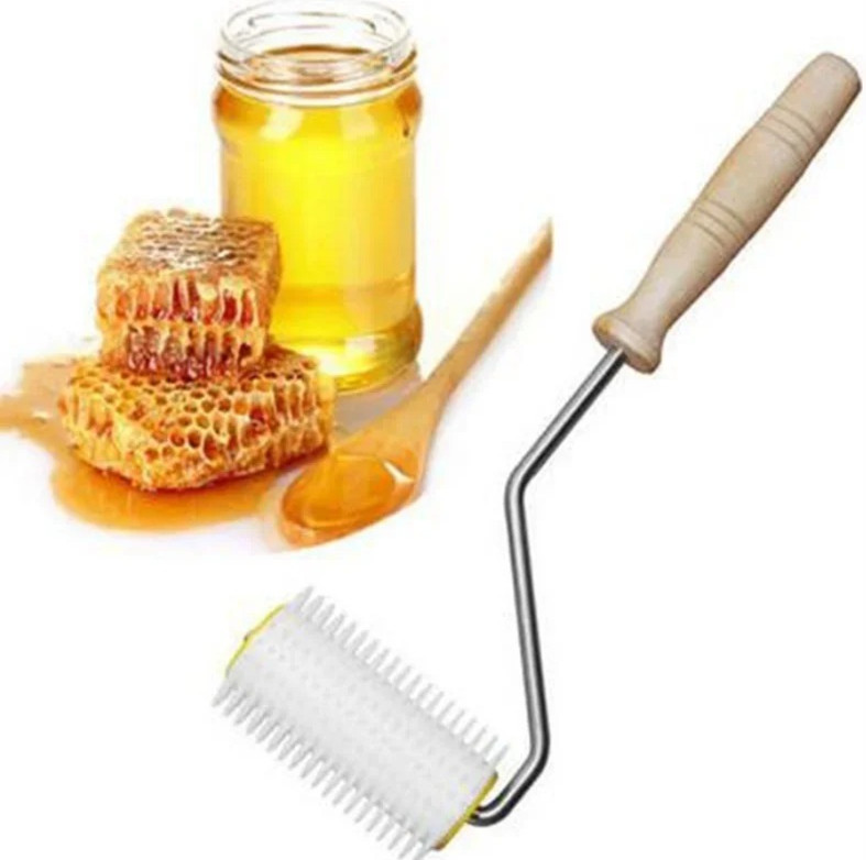 1pc Beekeeping Honey Uncapping Needle Roller Plastic Comb Extractor Tool - NEW