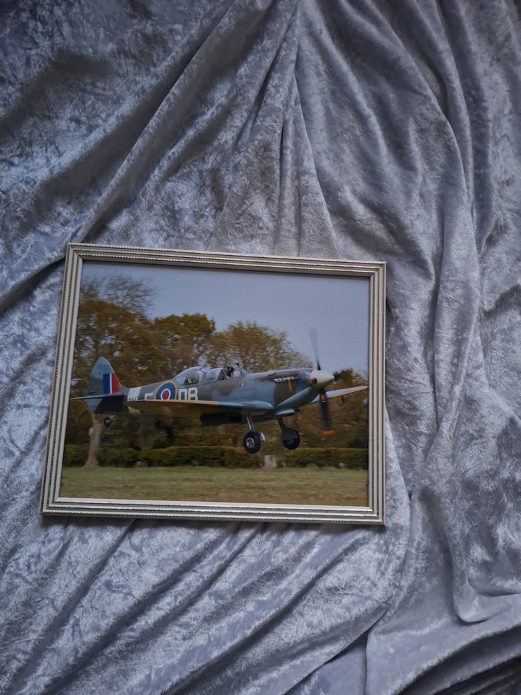 Framed Spitfire Photograph