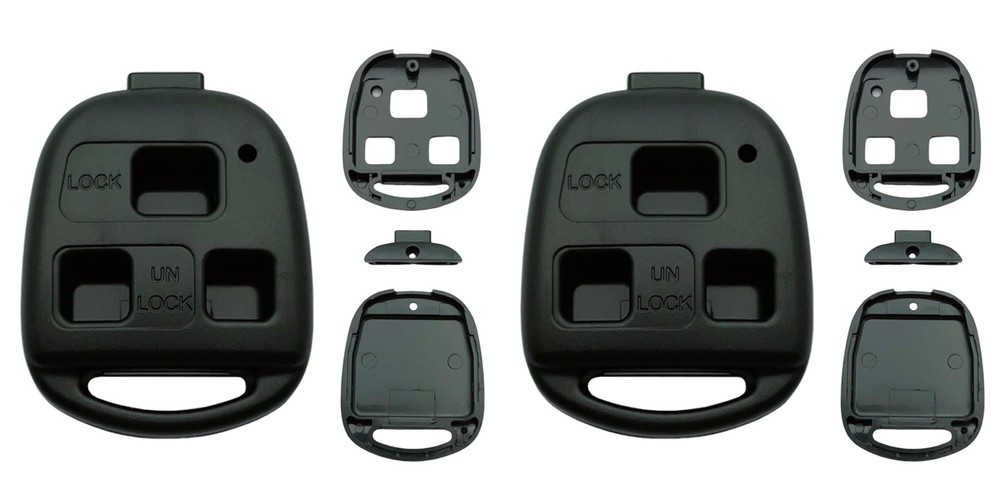 Keyless Entry Remote Key Housing Replacement for Lexus ES300 black +
