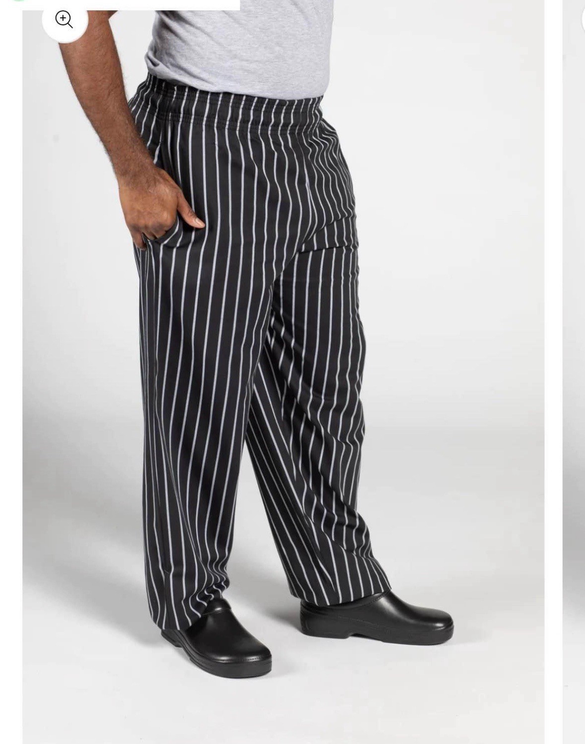 Chef Works Black Unisex Pants Size Small New with Tags