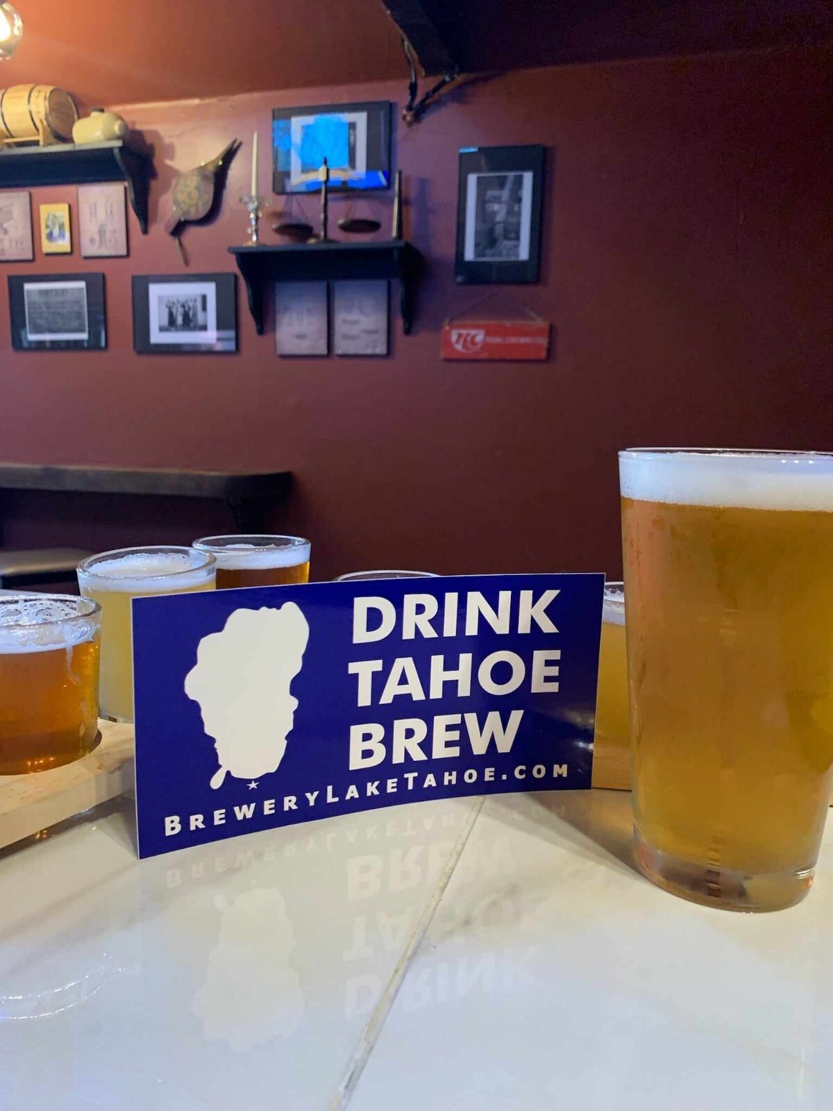 Drink Tahoe Brew-The Brewery at Lake Tahoe Bumper Sticker