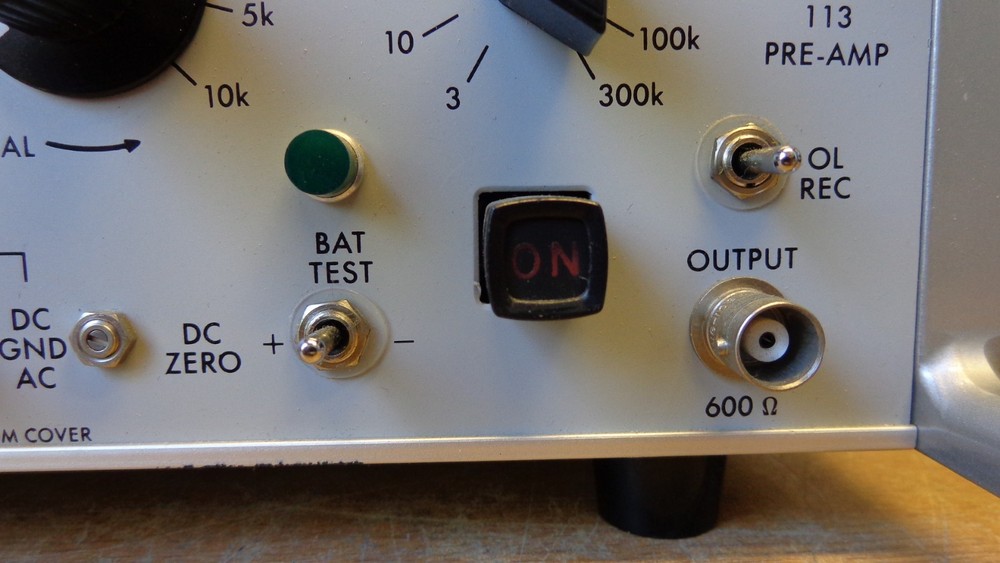 EG&G PARC MODEL 113 PAR Pre-Amp Amplifier