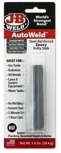 JBWELD AUTOWELD EPOXY PUTTY STICK 1oz NEW