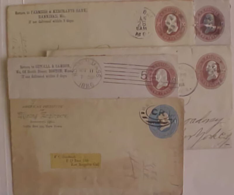 US 6 DIFF ADS 1886 / 1889