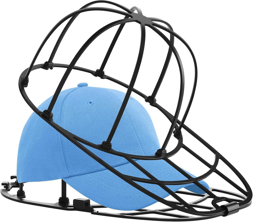Baseball Cap Washer Cage Hat Cleaner Frame 13" Black