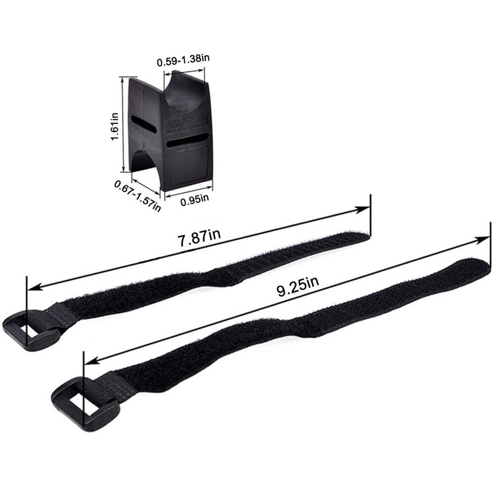 Multi-Purpose LED Flashlight Mount Bike Front Light Fixed Clamp