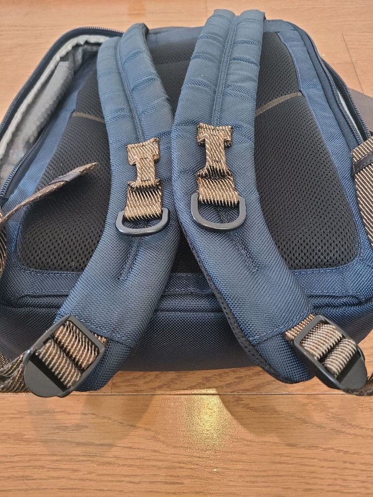 TUMI Alpha Bravo Dover Slim Laptop Backpack A4 Storage Used
